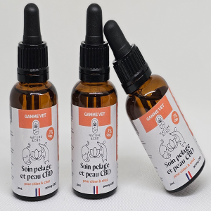 Huile soin pelage et peau CBD 3%